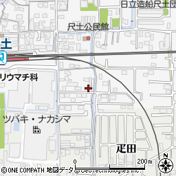 奈良県葛城市尺土28-11周辺の地図