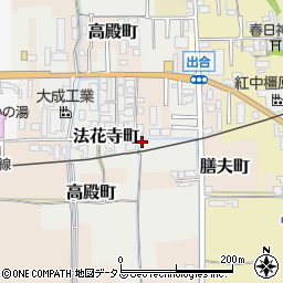 奈良県橿原市法花寺町21-3周辺の地図