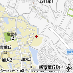 大阪府富田林市加太3丁目5周辺の地図