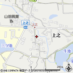 大阪府堺市中区上之821周辺の地図