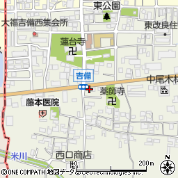 奈良県桜井市吉備456周辺の地図