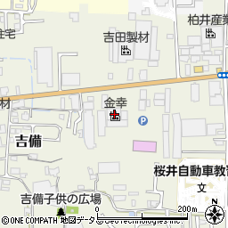 奈良県桜井市吉備326周辺の地図