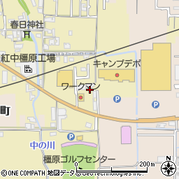 奈良県橿原市出合町17周辺の地図
