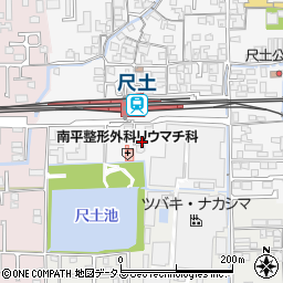 奈良県葛城市尺土9-3周辺の地図