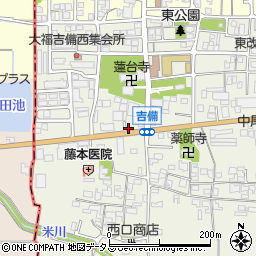 奈良県桜井市吉備451周辺の地図