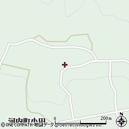 広島県東広島市河内町小田1978周辺の地図