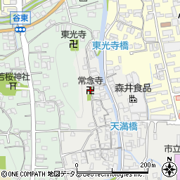 常念寺周辺の地図