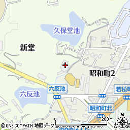 大阪府富田林市新堂2094周辺の地図