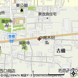 奈良県桜井市吉備519周辺の地図