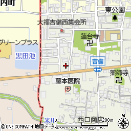 奈良県桜井市吉備445周辺の地図
