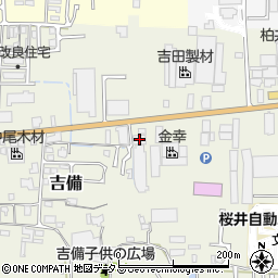 奈良県桜井市吉備554周辺の地図
