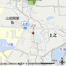 大阪府堺市中区上之843周辺の地図