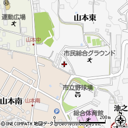 大阪府大阪狭山市山本東440周辺の地図