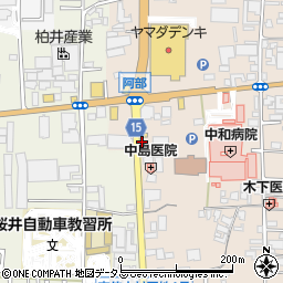 奈良県桜井市阿部419周辺の地図