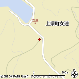 長崎県対馬市上県町女連102周辺の地図