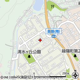 広島県福山市清水ケ丘9-6周辺の地図