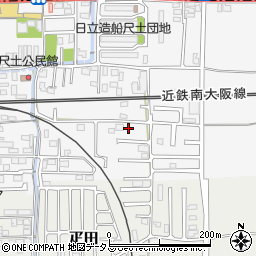 奈良県葛城市尺土55-7周辺の地図