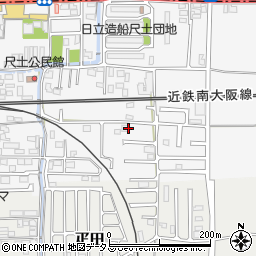 奈良県葛城市尺土55-5周辺の地図