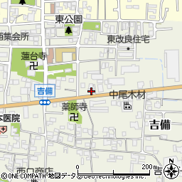 奈良県桜井市吉備508周辺の地図