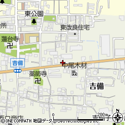 奈良県桜井市吉備518周辺の地図
