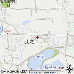 大阪府堺市中区上之390-5周辺の地図