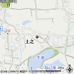 大阪府堺市中区上之390周辺の地図