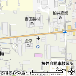 奈良県桜井市吉備558周辺の地図
