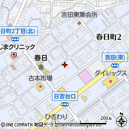 宮田サイクル周辺の地図