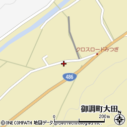 広島県尾道市御調町大田485周辺の地図
