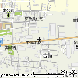 奈良県桜井市吉備537周辺の地図