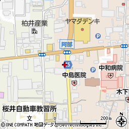 奈良県桜井市阿部421周辺の地図