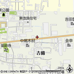 奈良県桜井市吉備535周辺の地図