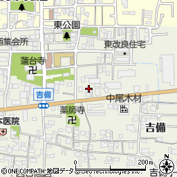奈良県桜井市吉備509周辺の地図