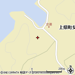 長崎県対馬市上県町女連172周辺の地図