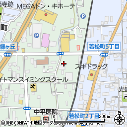大阪府富田林市若松町西2丁目周辺の地図