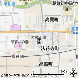 奈良県橿原市法花寺町47-1周辺の地図