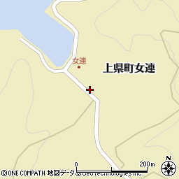 長崎県対馬市上県町女連73周辺の地図