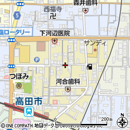 奈良県大和高田市片塩町周辺の地図