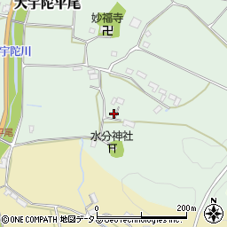 奈良県宇陀市大宇陀平尾周辺の地図