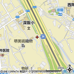 大阪府堺市中区高蔵寺周辺の地図