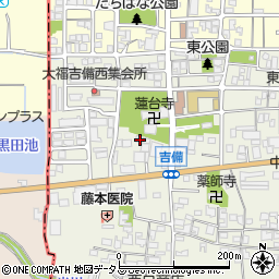 奈良県桜井市吉備449周辺の地図