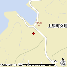 長崎県対馬市上県町女連93周辺の地図