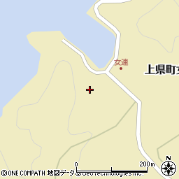 長崎県対馬市上県町女連184周辺の地図