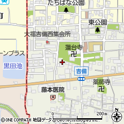 奈良県桜井市吉備447周辺の地図