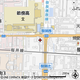 有限会社高橋工業　醍醐営業所周辺の地図