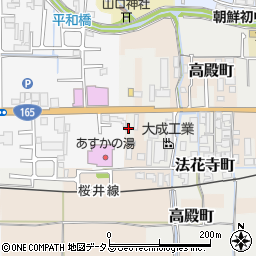 奈良県橿原市法花寺町49周辺の地図