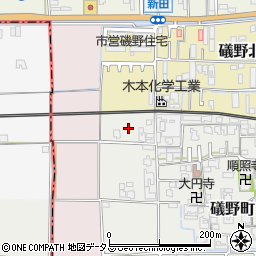 奈良県大和高田市礒野町22周辺の地図
