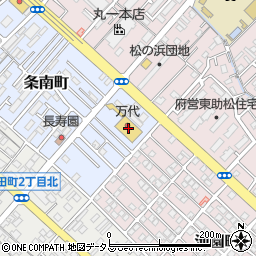 ｍａｎｄａｉ泉大津条南店周辺の地図