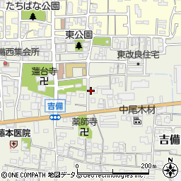 奈良県桜井市吉備482周辺の地図