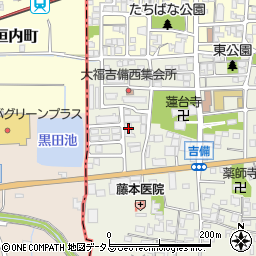 奈良県桜井市吉備443周辺の地図